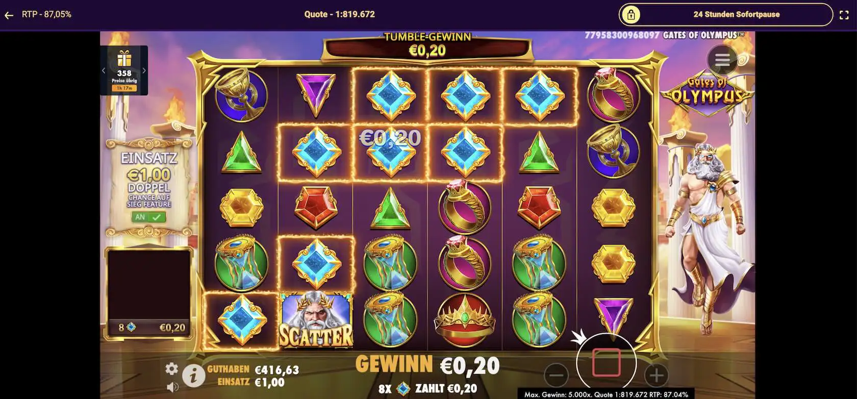 gates-of-olympus-spielen-gewinn
