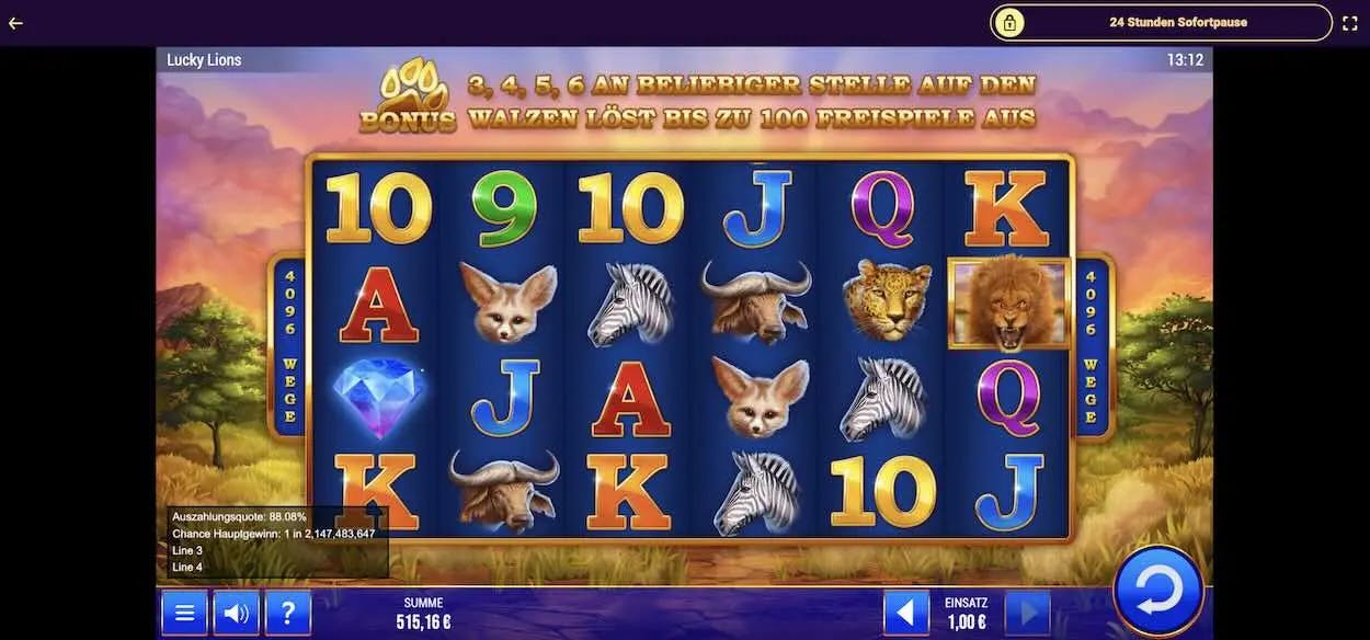 lucky-lions-wild-life-online-slot