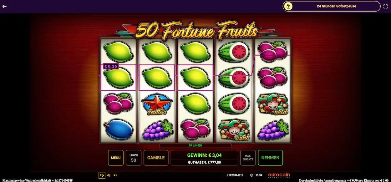 50-fortune-fruits-gewinn