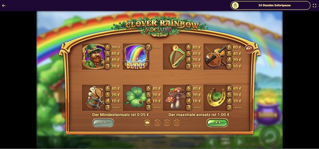 clover-the-rainbow-6-deluxe-spielautomat-gewinntabelle