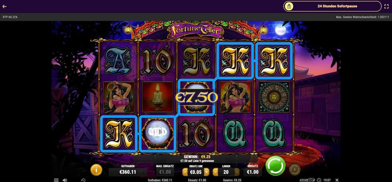 fortune-teller-slot-gewinn